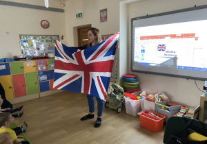 Prezentacja flagi Wielkiej Brytanii