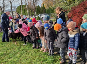 Policjanci w Jasiu i Małgosi.