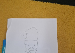 Machający Mikołaj.