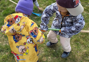 Porządki w ogródku.