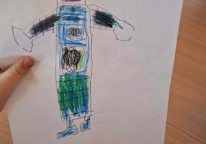 Kolorowy robot.
