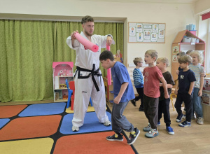 Spotkanie z mistrzem taekwoondo.