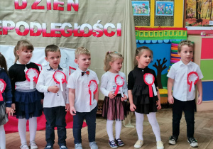 Motylki podczas występu